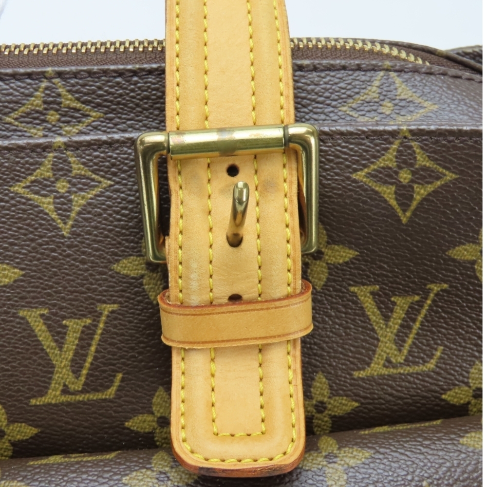 LOUIS VUITTON Authentic Brown Monogram Leather Tote Bag - Picture 14 of 16